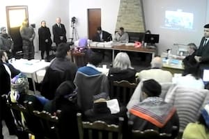 El juicio se realizó en el escuadrón 34 de Gendarmería