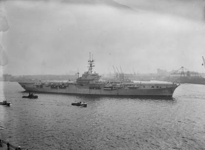 El Karel Doorman en 1950