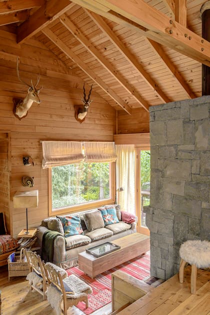 El kilim proyectó su paleta de colores en este sector.