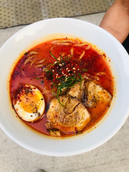 El kimchi ramen de Chinofino. (Tomas Kleman de Chinofino)