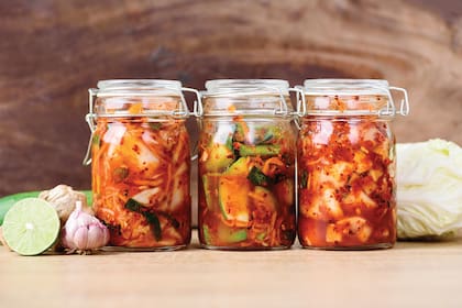 El kimchi se usa no solo como acompañamiento del arroz sino como ingrediente para muchos platos
