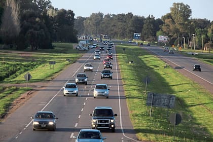 El km 44 mano hacia Mar del Plata