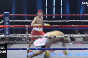 El escalofriante impacto de Baltazar Noria que se postula como el nocaut del año