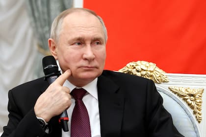 El Kremlin afirma que Putin tiene una popularidad del 80% (Mikhail Klimentyev, Sputnik, Kremlin Pool Photo via AP)