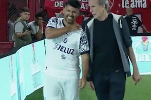 Kun Agüero apenas pudo estar 10 minutos en la cancha en la tradicional Noche del Rey