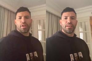 El Kun Agüero habló después de tener una arritmia en vivo: “Todavía sigo acá”