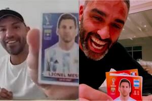Del Kun al “Pollo” Álvarez: así fue la desopilante reacción de los famosos al conseguir la figurita de Messi