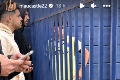 El Kun estuvo presente en el partido en el que su hijo Benjamín debutó como goleador