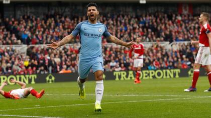 El Kun marcó el segundo para el City