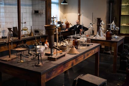 El laboratorio de Alfred Nobel, en Karlskoga, Suecia (Photo by Jonathan NACKSTRAND / AFP)