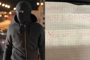 Robó una tienda de música, pero se arrepintió y devolvió los instrumentos con una insólita explicación