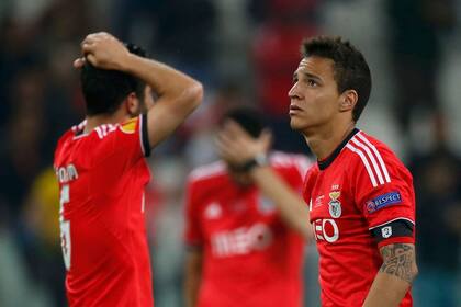 El lamento de los jugadores de Benfica
