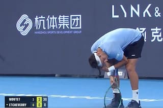 El abandono de Etcheverry en China por lesión, tras el impulso que le había dado la Copa Davis