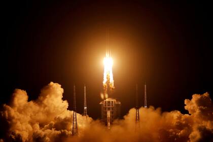 El lanzamiento de la sonda Change-5 desde la provincia de Hainan, en China, el 24 de noviembre de 2020
