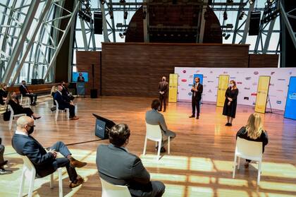 El lanzamiento de Correo Compras se realizó hoy en el CCK, que fue la sede del Correo Argentino por más de 80 años