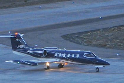El Learjet 35A de Lázaro Baez está sin uso