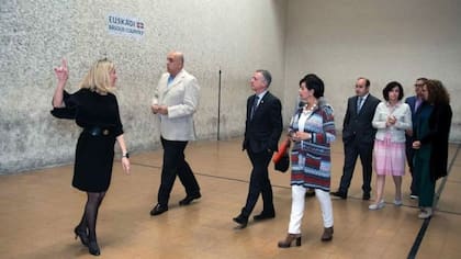 El 'lehendakari' (presidente vasco), Iñigo Urkullu, visitó en 2018 el centro Laurak Bat de Buenos Aires