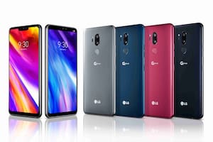 LG presentó su teléfono móvil con pantalla sin bordes G7 ThinQ