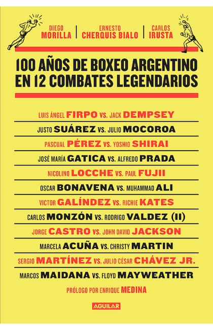 El libro "100 años de boxeo argentino en 12 combates legendarios"
