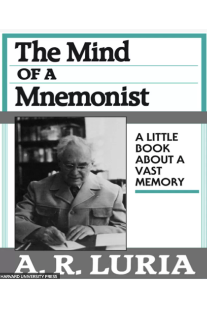 El libro que el neuropsicólogo soviético Alexander Luria escribió sobre Solomón Shereshevski.