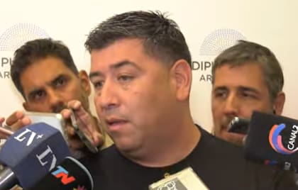 El líder cegetista hablo este miércoles al mediodía