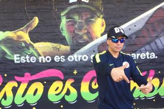 Pablo Lescano inauguró su mural y eligió a sus cumbieros favoritos