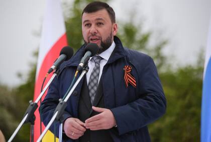 El líder de la autoproclamada República Popular de Donetsk (RPD), Denis Pushilin.