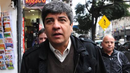 El líder de los Camioneros, Pablo Moyano