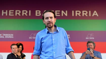 El líder de Podemos, Pablo Iglesias