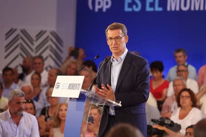 El líder del PP y candidato a la Presidencia del Gobierno, Alberto Núñez Feijóo