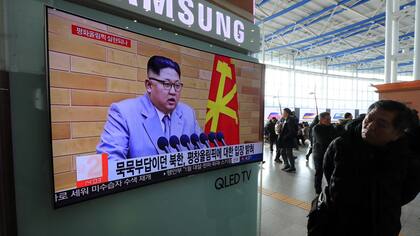 El líder norcoreano envió un mensaje por el año nuevo por cadena nacional