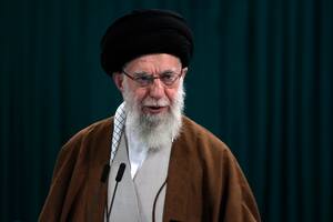 El líder supremo iraní, ayatollah Ali Khamanei, en Teherán, el 10 de mayo de 2024
