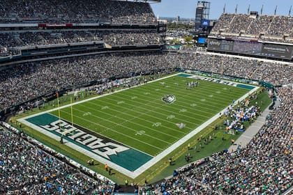 El Lincoln Financial Field de Filadelfia suele usarse como estadio de los Philadelphia Eagles en la NFL