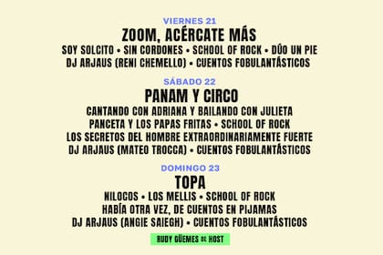 El line up, día por día, del Kidzapalooza Argentina 2025