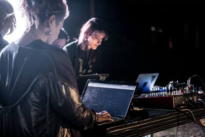 El "live coding" de Iris Saladino en el Museo Sívori
