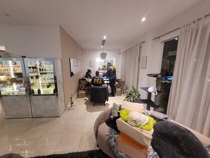 El living de la casa de Sofía Clerici