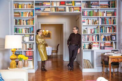 El living hogareño, impecable como su mirada estética