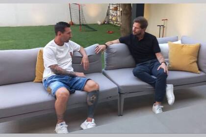 Lionel Messi le dio un mano a mano a Sebastián Vignolo: la entrevista se verá por Star+