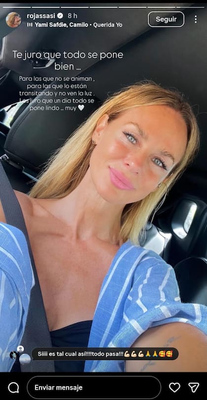 El llamativo posteo de Sabrina Rojas en redes sociales