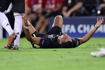 El llanto de CR7 tras la expulsión ejecutada por el árbitro Felix Brych