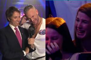 El llanto desconsolado de los hijos de Claudio de Gran Hermano