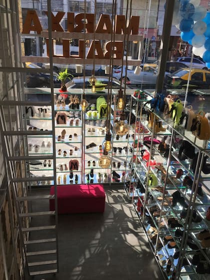 El local de Marixa donde se produjo la caída