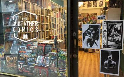 El local de The Godfather Comics abrió en diciembre de 2016