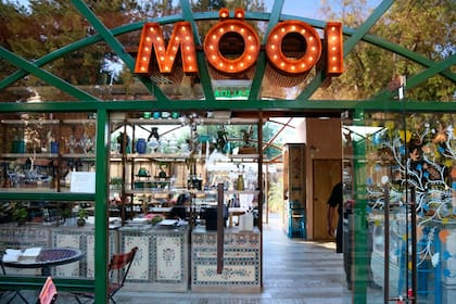 El local Möoi, ubicado en el Rosedal de Palermo: cada uno es, para su creadora, como "un hijo"