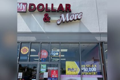 El local My Dollar & More recibió una bonificación de US$500 por vender el boleto ganador