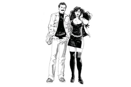 El Loco Chávez y Pampita, ambos periodistas.