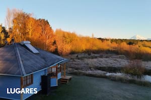 El lodge con vista al volcán Lanín y exquisita cocina, rodeado de bosques, lagos y ríos