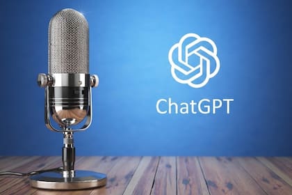 El logo de ChatGPT en un flyer de presentación de un nuevo sistema de transcripción y audio de Open AI