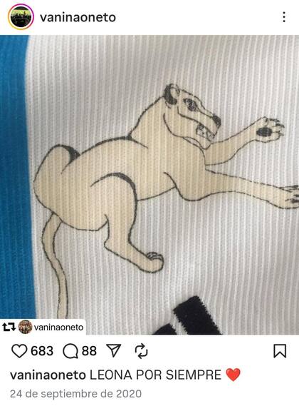 El logo de las Leonas