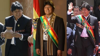 El look de Evo Morales